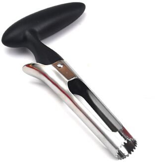 Fruit Core Seed Remover Peper Rvs Fruit Corer Apple Core Remover Core Remover Corer Pulp Separator Keuken Tool zwart