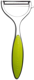 Fruit Dunschiller Rvs Scherpe Groente Snoeier Handheld Keuken Aardappel Rasp Keuken Gadget Keuken Accessoires Sawtooth type groen