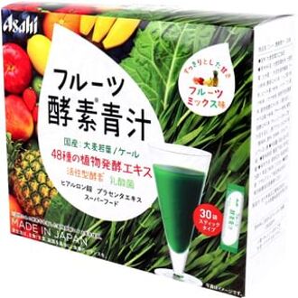 Fruit Enzyme Green Juice Fruit Mix Flavor 3g x 30 pcs