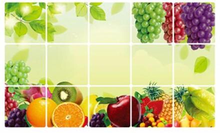 Fruit Gedrukt Muurstickers Diy Keuken Olie Proof Mural Decals Kamers Slaapkamer Slaapzaal Home Decoratie Verwijderbare