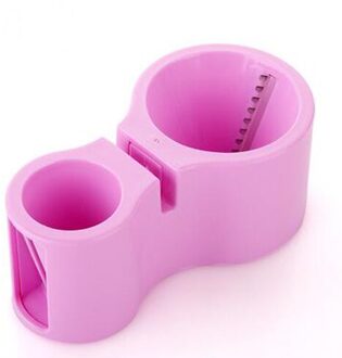Fruit & Groenten Versnipperd Apparaat/multifunctionele schroef rasp/wiel puntenslijper/Wortel Cutter/Keuken Trechter model Spiral Slicer roze