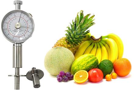 Fruit Hardheid Tester Fruit Penetrometer Sclerometer Hand Durometer Twee Druk Hoofd Sr 8Mm Sr 11Mm 0.5-1