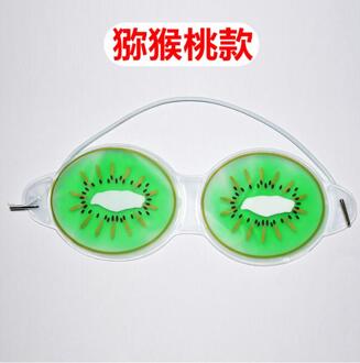 Fruit Ijs Kompres Oogmasker Verlichten Vermoeidheid Verwijderen Zwarte Ogen Zakken Cosmetische Ijs Kompres Oogmasker Gel Slaap Oogbescherming kiwifruit
