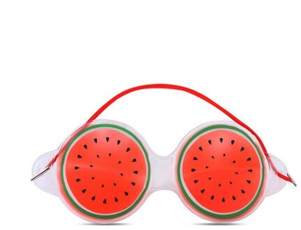 Fruit Ijs Kompres Oogmasker Verlichten Vermoeidheid Verwijderen Zwarte Ogen Zakken Cosmetische Ijs Kompres Oogmasker Gel Slaap Oogbescherming TSLM1 watermeloen