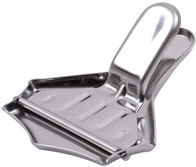 Fruit Juicer Roestvrij Zilver Staal Handmatige Presser Knijper 26G Geometrische Slice Lemon Keuken Thuis Tool Slice Lemon Squeezer