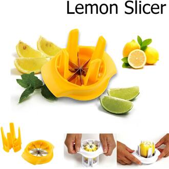 Fruit Lemon Lime Orange Slicer Wedger Cutter Squeezer Fruit Drinking Splitter
