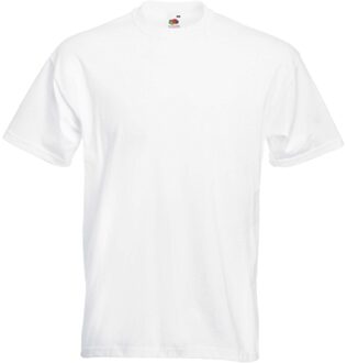 Fruit of the Loom 3x Basic witte t-shirts voor heren maat Small - voordelige katoenen shirts