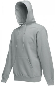 Fruit of the Loom capuchon hoody sweater - Grote maten - grijs - voor volwassenen