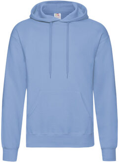 Fruit of the Loom capuchon sweater lichtblauw voor volwassenen - Classic Hooded Sweat - Hoodie - Heren kleding L (EU 52)