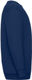 Fruit of the Loom Childrens Unisex Set In Sleeve Sweatshirt (Marine) - maat 7-8J / 122-128cm Navy