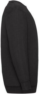 Fruit of the Loom Childrens Unisex Set In Sleeve Sweatshirt (Zwart) - 12-13J / 152-158cm