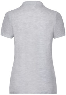 Fruit of the Loom Dames 65/35 poloshirt Grijs - XS
