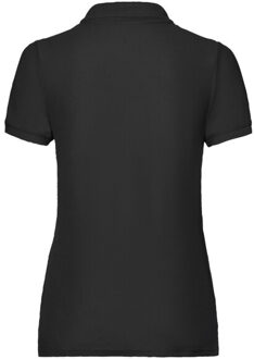 Fruit of the Loom Dames 65/35 poloshirt Zwart - XXL