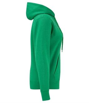 Fruit of the Loom Dames dame fit hooded sweatshirt / hoodie Groen