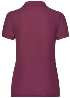 Fruit of the Loom Dames/dames Dame Fit Piqué Polo Shirt (Bourgondië) - maat XS Bourgogne