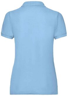 Fruit of the Loom Dames/dames Dame Fit Piqué Polo Shirt (Hemelsblauw) - maat L