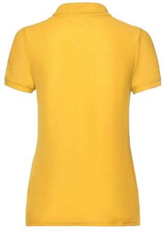 Fruit of the Loom Dames/dames Dame Fit Piqué Polo Shirt (Zonnebloem) - maat M Geel