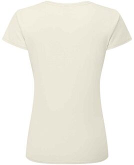 Fruit of the Loom Dames/Dames Iconisch Ringspun Katoen T-Shirt (Natuurlijk) - maat L Naturel