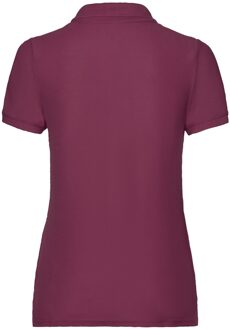 Fruit of the Loom Dames/Dames Lady Fit 65/35 Poloshirt (Bourgondië) - maat S Bourgogne