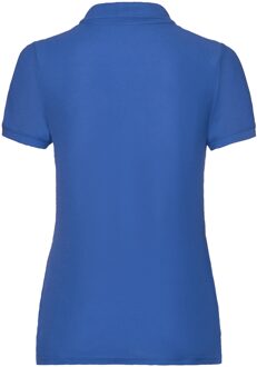 Fruit of the Loom Dames/Dames Lady Fit 65/35 Poloshirt (Koningsblauw) - maat 2XL