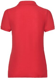 Fruit of the Loom Dames/Dames Lady Fit 65/35 Poloshirt (Rood)
