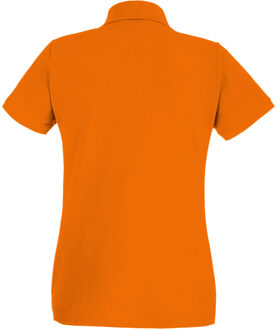 Fruit of the Loom Dames/Dames Lady Fit Poloshirt met korte mouwen (Helder oranje) - 2XL
