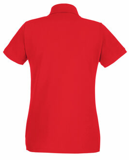 Fruit of the Loom Dames/Dames Lady Fit Poloshirt met korte mouwen (Helder rood) - maat M