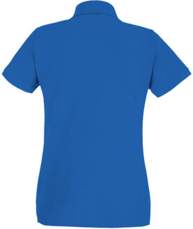 Fruit of the Loom Dames/Dames Lady Fit Poloshirt met korte mouwen (Kobalt) - maat XL Blauw