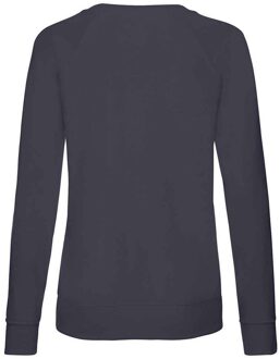 Fruit of the Loom Dames/Dames Lichtgewicht Lady Fit Raglan Sweatshirt (Deep Navy) Blauw