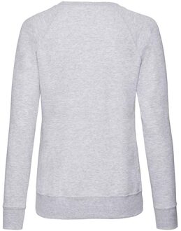 Fruit of the Loom Dames/Dames Lichtgewicht Lady Fit Raglan Sweatshirt (Heide Grijs) - maat EU 44.5 / UK 10