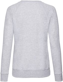 Fruit of the Loom Dames/Dames Lichtgewicht Lady Fit Raglan Sweatshirt (Heide Grijs) - maat EU 46 / UK 18
