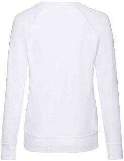 Fruit of the Loom Dames/Dames Lichtgewicht Lady Fit Raglan Sweatshirt (Wit) - EU 42 / UK 8