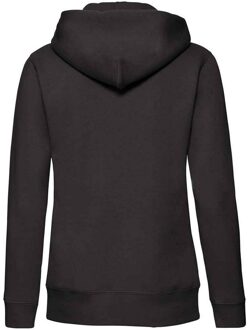 Fruit of the Loom Dames/Dames Premium Hooded Lady Fit Hoodie (Zwart) - maat 2XL