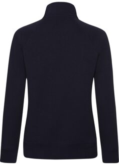 Fruit of the Loom Dames/Dames Premium Lady Fit Sweatjack (Deep Navy) - maat Blauw