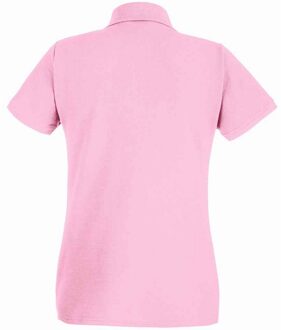 Fruit of the Loom Dames/Dames Premium Piqué Katoen Polo Shirt (Lichtroze) - EU 38 / UK 10