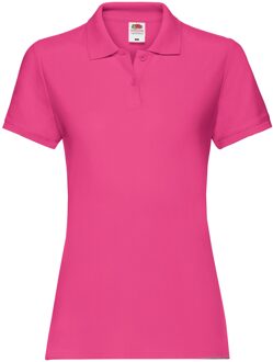 Fruit of the Loom Dames/dames Premium Poloshirt (Fuchsia) - maat 2XL