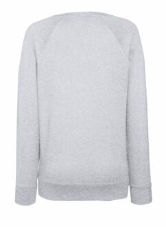 Fruit of the Loom Dames Getailleerd lichtgewicht raglan sweatshirt (240 GSM) (Heather Grijs) - maat XS