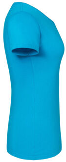 Fruit of the Loom Dames iconic 190 t-shirt Blauw