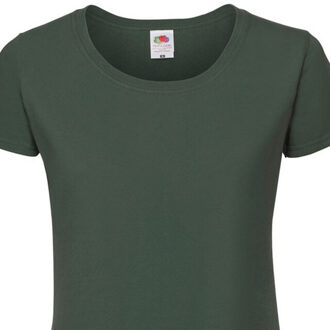 Fruit of the Loom Dames iconic 190 t-shirt Groen - XXL