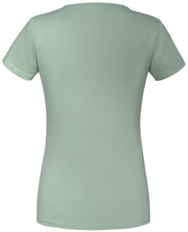 Fruit of the Loom Dames iconic 190 t-shirt - maat S Grijs