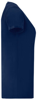Fruit of the Loom Dames iconic combed cotton t-shirt Blauw - XS