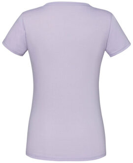 Fruit of the Loom Dames iconic combed cotton t-shirt Paars - XXL
