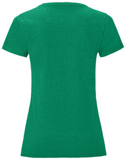 Fruit of the Loom Dames iconisch 150 t-shirt Groen - M