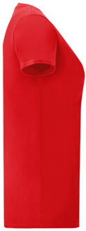 Fruit of the Loom Dames iconisch 150 t-shirt Rood - M