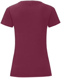Fruit of the Loom Dames iconisch 150 t-shirt Rood - XXL