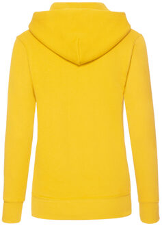 Fruit of the Loom Dames klassieke hoodie Geel