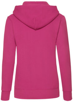 Fruit of the Loom Dames klassieke hoodie - maat XS Roze