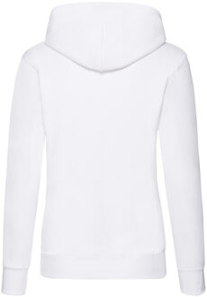 Fruit of the Loom Dames klassieke hoodie Wit