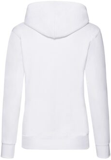 Fruit of the Loom Dames klassieke hoodie Wit