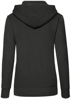 Fruit of the Loom Dames klassieke hoodie Zwart
